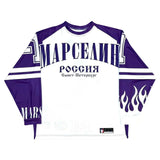 Ouzey Россия Jersey Y2K Long Sleeve Tops Men Women Hip Hop Letter Oversized Sweatshirt Breathable Baseball Uniform Pullover Sweatshirt