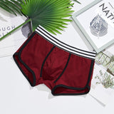 Ouzey 2024 New Mens Underwear Stripe Boxers Men Boxershort Panties Man Boxeur Splicing Homme Underpants Calzoncillos Cotton Trunk Designer