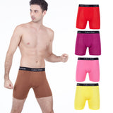 Ouzey Men’S Boxer Briefs High Quality Resilience Sports Panties Man Boxershorts Long Underpants Comfort Cotton Underwear For Male