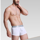 Ouzey 2024 Men's underwear, scrotum support bag function, modal u convex separated boxers