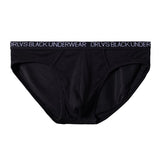 Ouzey High Quality Cotton Briefs Underwear Men Briefs Breathable Men's Briefs Bikini Underpants Solid Men's Lingerie Cueca OR215