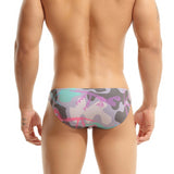 Ouzey Cyber Monday Sales 2024 New Men's Printed Briefs Fashion  Low-Waist Bikini Underwear Men Cute Multicolor Tight Briefs For Man