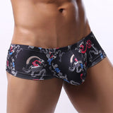 Ouzey U Pouch Briefs Bulge U Pouch Panties Men's  Printed Lingerie Low Rise Men's Underwear Fashion s Low Waist Underpants