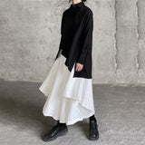 Ouzey Irregular High Waist Culottes