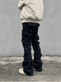 Ouzey [Luxe__05] High Street Trendy Brand Stretch Pants Na669