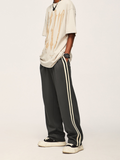 Ouzey Striped Loose Casual Pants  Na1682