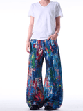 Ouzey [Madwitch] Street Painting Printed Jeans Na1867