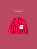 Ouzey [Flat Room] Big Head Knitted Hat Fl27