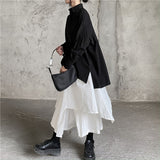 Ouzey Irregular High Waist Culottes