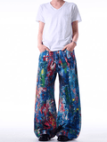 Ouzey [Madwitch] Street Painting Printed Jeans Na1867