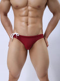 Ouzey Male Underwear Men Briefs New Arrivals Men's  Underpants Low-waist Nylon Underwear Briefs For Man