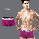 Ouzey FAN SWEET Fashion Letter Printing Men's Boxer Underwear Breathable Boxershorts 3D Pouch Shorts Male Panties Tanga