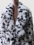 Ouzey Winter Extra Long Thick Warm Shaggy Colorful Hairy Soft Fluffy Faux Fur Coat Women Sashes Luxury Maxi Furry Overcoat