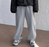 Ouzey 6162 GRAY STRAIGHT WIDE BAGGY SWEATPANTS