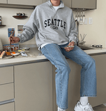 Ouzey 4308 HALF ZIP-UP SEATTLE TURTLENECK SWEATER