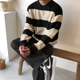 Ouzey 3326 KNITTED STRIPE SWEATER