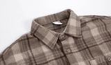 Ouzey 2811 WOOLEN PLAID SHIRT