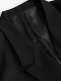 Ouzey Autumn Winter Long Loose Luxury Warm Soft Black Woolen Trench Coat Men Double Breasted Cool European Overcoat 2025