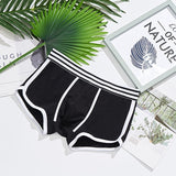 Ouzey 2024 New Mens Underwear Stripe Boxers Men Boxershort Panties Man Boxeur Splicing Homme Underpants Calzoncillos Cotton Trunk Designer