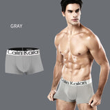 Ouzey FAN SWEET Fashion Letter Printing Men's Boxer Underwear Breathable Boxershorts 3D Pouch Shorts Male Panties Tanga