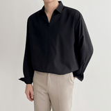 Ouzey 2564 V-NECK COLLAR SHIRT