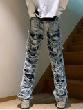 Ouzey High Street Damage Denim Pants Na687