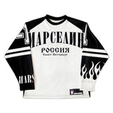 Ouzey 90s Streetwear 2024 New Harajuku Long Sleeved Oversized T Shirt Gothic Fashion Loose Baseball Graphic T Shirts Classic Vintage Tops T Shirts