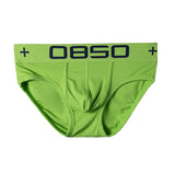 Ouzey 90s Streetwear 0850 Brand Comfortable Men Underwear Briefs U Convex Cuecas Breathable Mesh Man Underpants Cotton Low Waist  Men's Panties