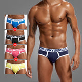 Ouzey Men  Men's Briefs Soft Male Panties Shorts Breathable Man Underpants Sleepwear Cotton Underwears Briefs