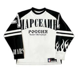 Ouzey 2024 Россия Jersey Y2K Sweatshirt Harajuku Hip Hop Letters Oversized Pullover Sweatshirt Men Women Breathable Long Sleeve Top