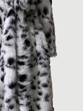 Ouzey Winter Extra Long Thick Warm Shaggy Colorful Hairy Soft Fluffy Faux Fur Coat Women Sashes Luxury Maxi Furry Overcoat