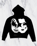 Ouzey 90s Streetwear Gothic Punk Graphic Print Sweatshirt Hoodie 2024 New Harajuku Black Y2k Hoodies Oversized Long Sleeve Pullover Streetwear