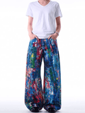 Ouzey [Madwitch] Street Painting Printed Jeans Na1867