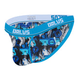 Ouzey  Underwear Men Briefs Ice Silk Soft Mens Underpants Cotton Panties Male High Fork Low Waist U Convex OR6111