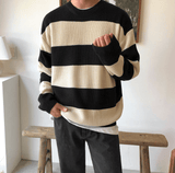 Ouzey 3326 KNITTED STRIPE SWEATER