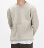 Ouzey 3407 KNITTED ROUND NECK SWEATER