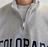 Ouzey 4100 HALF ZIP-UP COLORADO TURTLENECK SWEATER