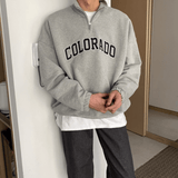 Ouzey 4100 HALF ZIP-UP COLORADO TURTLENECK SWEATER