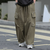 Ouzey Retro Casual Cargo Pants