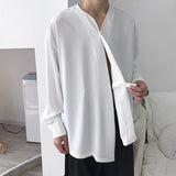 Ouzey Lazy Drape Solid Shirt