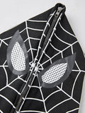 Ouzey Men's Spider Man Styling Print Oversized Hoodie