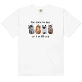 Ouzey 90s Streetwear New Y2K Cute Cat Print Cartoon Funny Casual Fashion Couple T Shirt Hip Hop Street Trend Clothing Men and Women Loose Tops