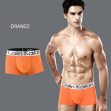 Ouzey FAN SWEET Fashion Letter Printing Men's Boxer Underwear Breathable Boxershorts 3D Pouch Shorts Male Panties Tanga