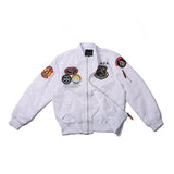 Ouzey 2024 Embroidered Military Patches vintage men thin clothes brands Top gun MA1 bomber flihgt jacket pilot coat windbreaker