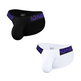 Ouzey 2Pcs Funny Graffiti Man's Underwear Briefs  Bikini s Men Panties Jockstrap Low Waist Butt Lifter Mens Underpants