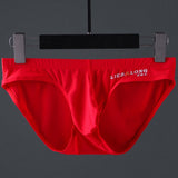 Ouzey Men Ice Silk Briefs Ultra-thin Seamless Semi- Transparent Underwear Breathable Cuecas Homme Underpants Bulge Pouch  Panties