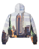 Ouzey 90s Streetwear Y2k Retro Harajuku Statue of Liberty Pattern Hoodie Fashion Casual Long Sleeved Zipper Sweatshirt Men and Women Pullover Hoodies