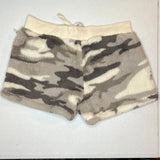 Ouzey Y2K New Camouflage Plush Shorts Harajuku Goth Autumn Winter Drawstring Shorts Pants Sexy Hotties Slim Hip Shorts Womens Clothing