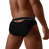 Ouzey  Brand New Man Underwear Men Briefs Back Hollow Out Men's Panties Cotton Close Fit Breathable Slip Homme OR6106