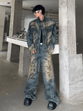 Ouzey [Marthenaut] Yellow Clay Wasteland Style Colordenim Set - Up Na987